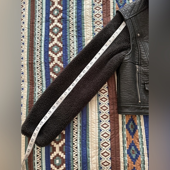 Leather jacket size large ( L) Aviator bomber - Picture 10 of 11